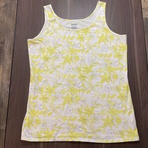 Duluth Trading Co Floral Print Sleeveless Tank Top XL